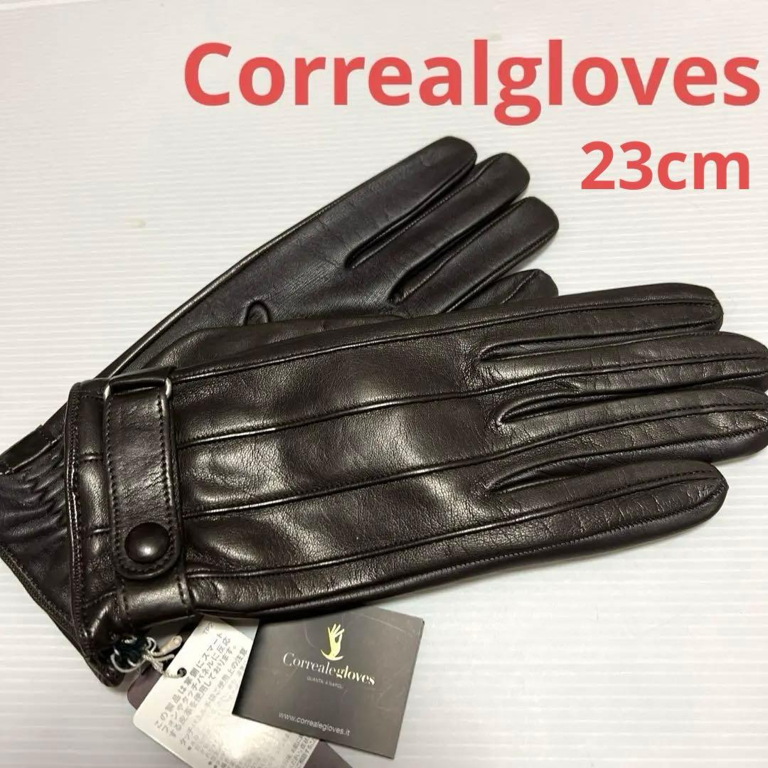 Correalglovesコレアーレグローブ 高級羊革 手袋 スマホ対応カシミヤ