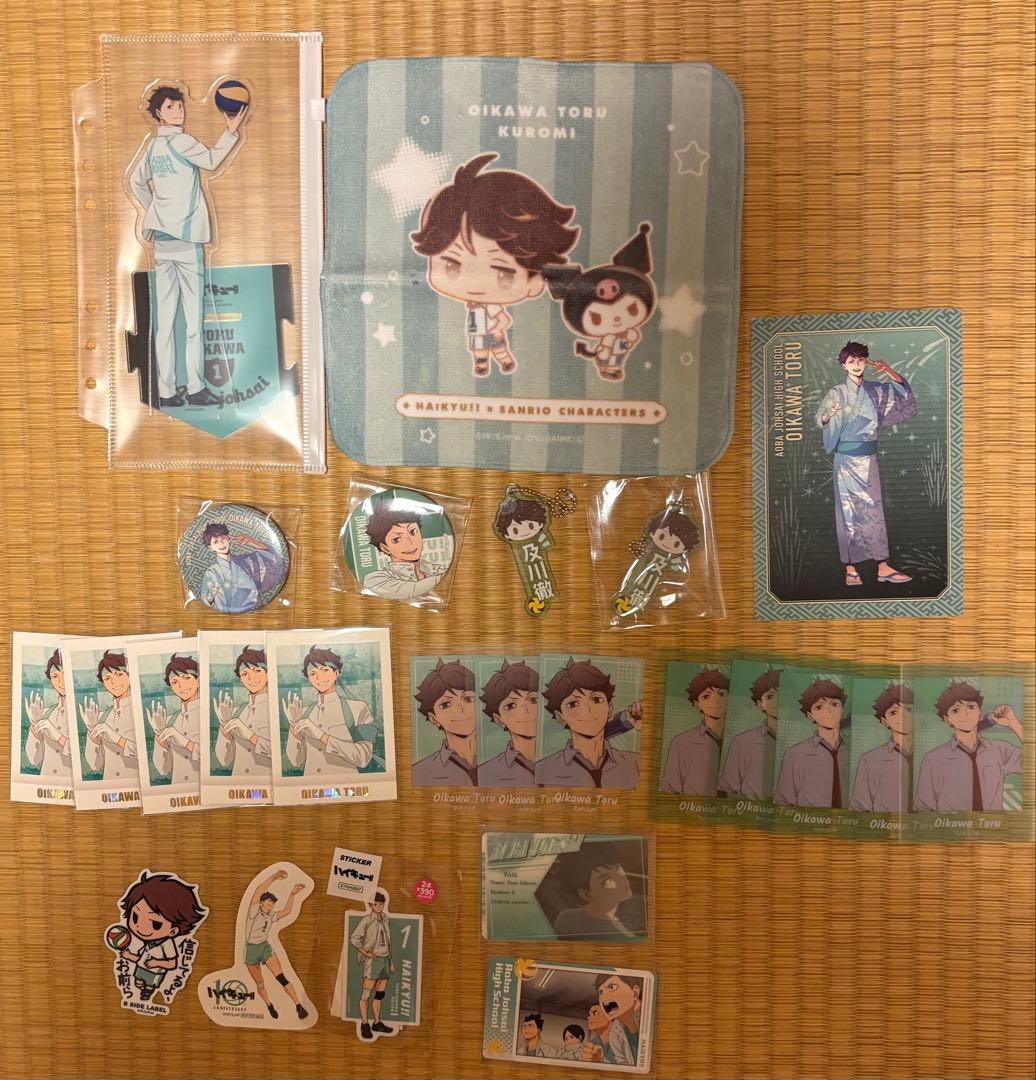 及川徹 ハイキュー アクスタ ぱしゃこれ 秋祭り 缶バッジ ネームチャーム