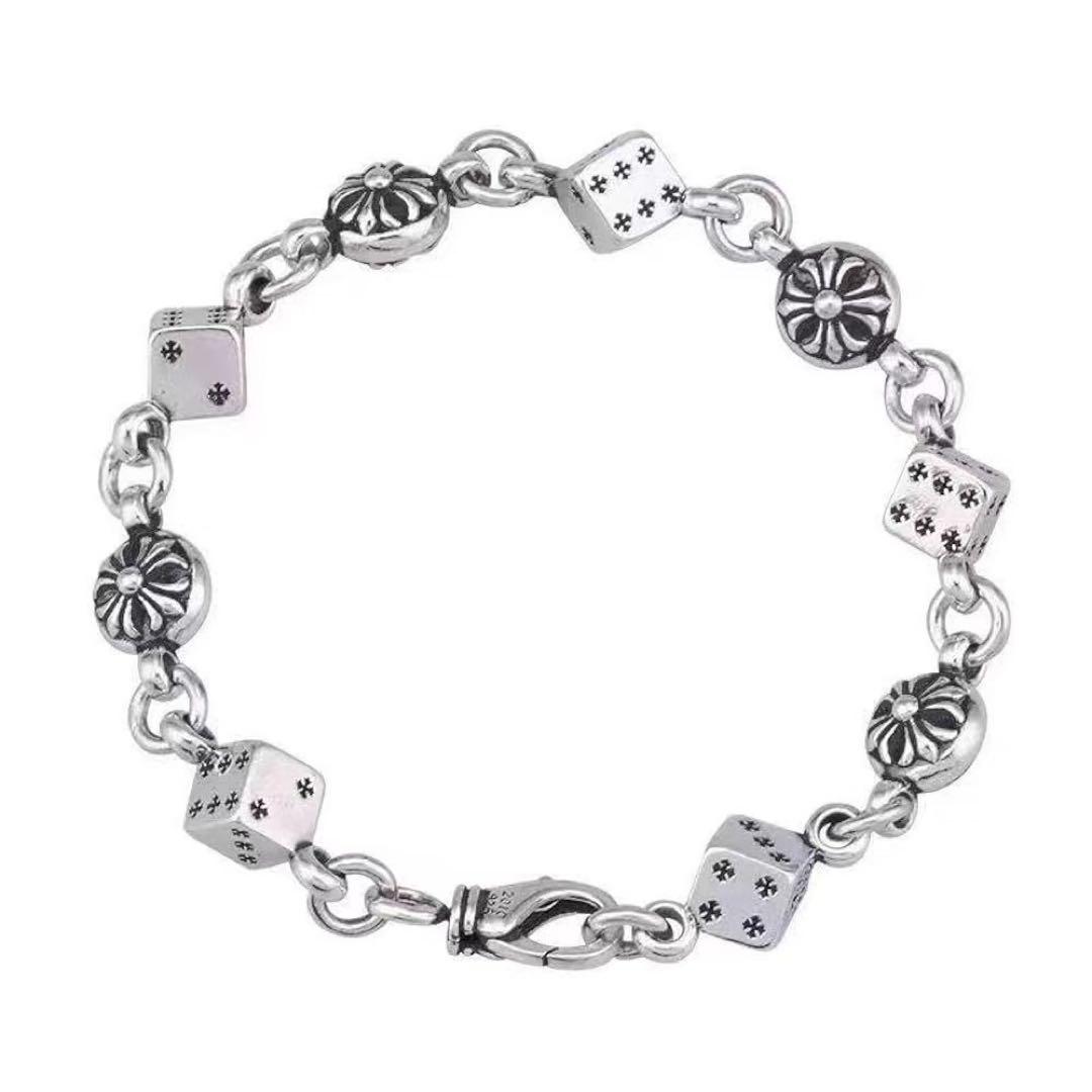 レア 新品 CHROME HEARTS ダイス サイコロ ブレスレット