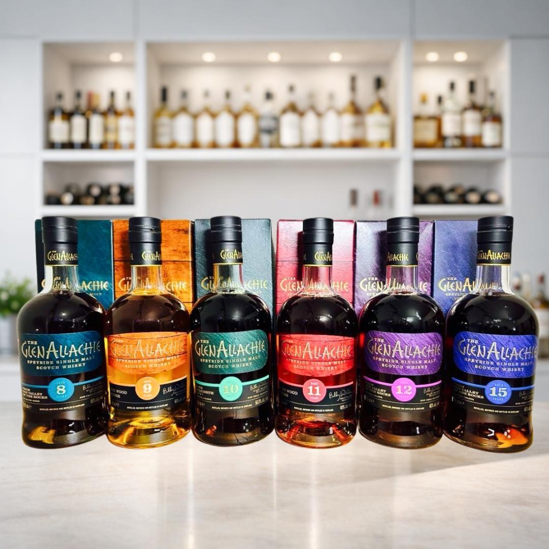 グレンアラヒー　8、9、10、11、12、15年　6本セット