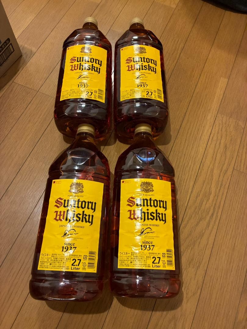 角瓶 2700ml [サントリー ウイスキー 日本 大容量]　４本