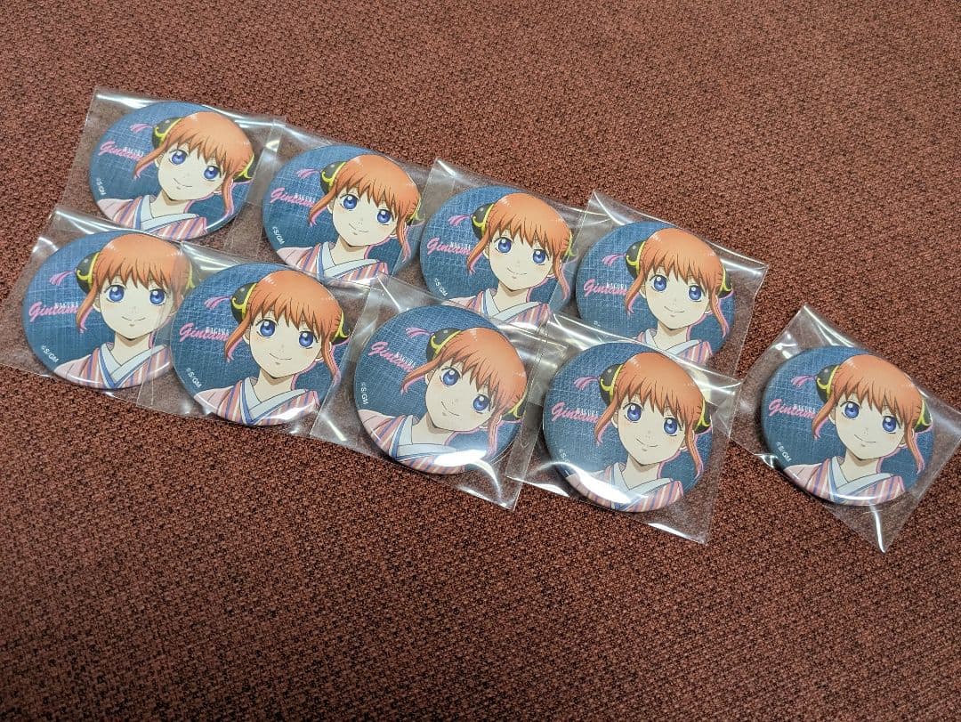 銀魂　神楽　ローソン　LAWSON　缶バッジ　ジャンプフェスタ