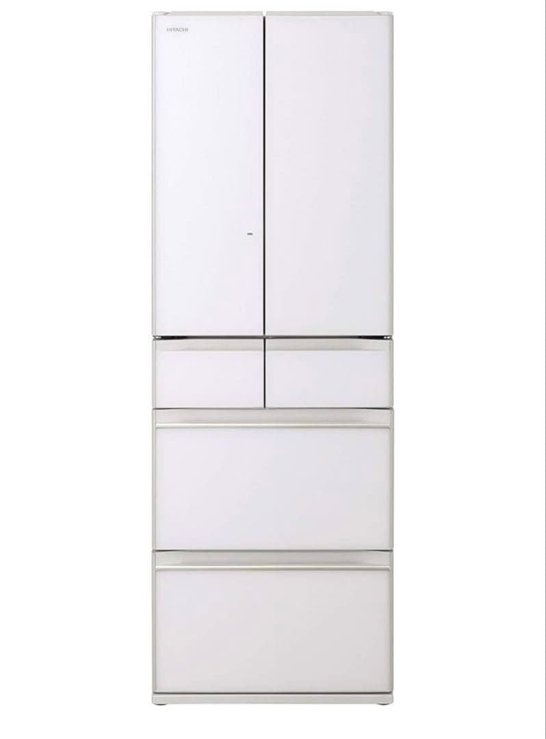 [美品　飲料保存のみ使用］日立 冷蔵庫 幅65cm 475L ホワイト2022年