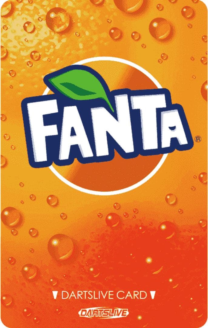 【限定/廃盤】ダーツライブカード/ ファンタ/オレンジ