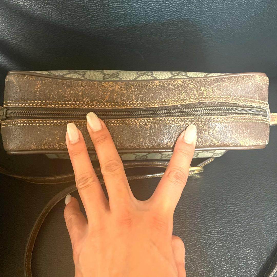 オールドグッチ シェリーライン GGスプリーム ショルダーバッグ