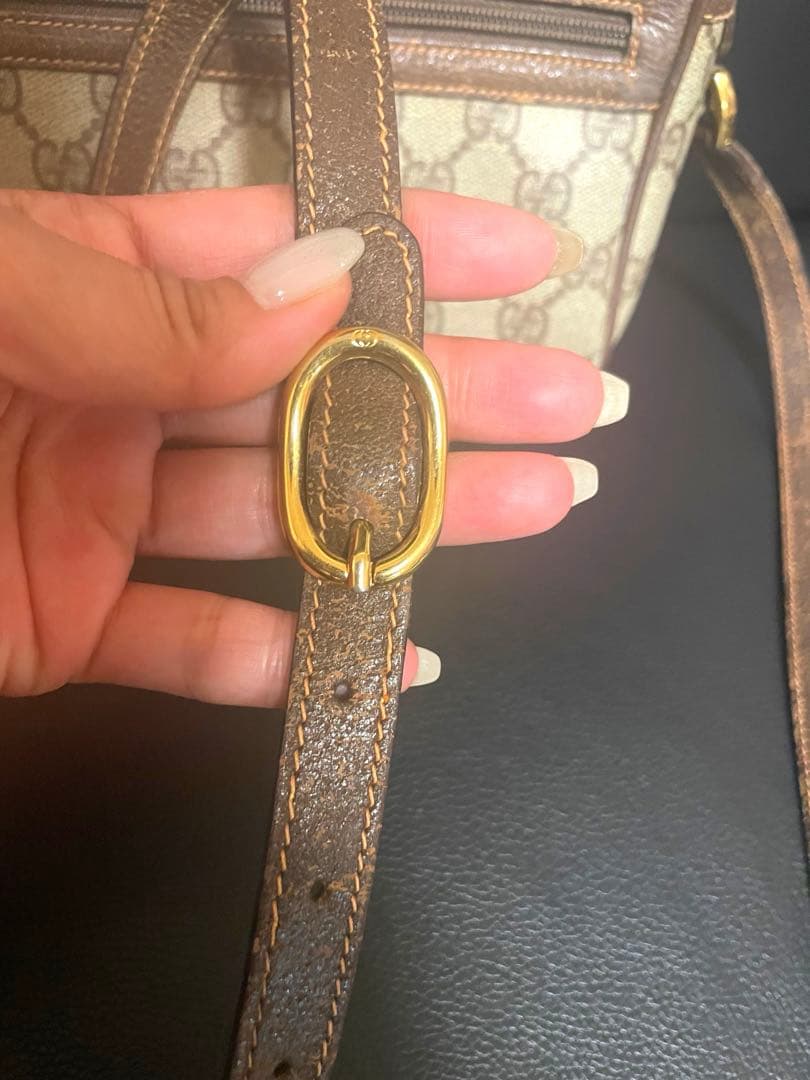 オールドグッチ シェリーライン GGスプリーム ショルダーバッグ