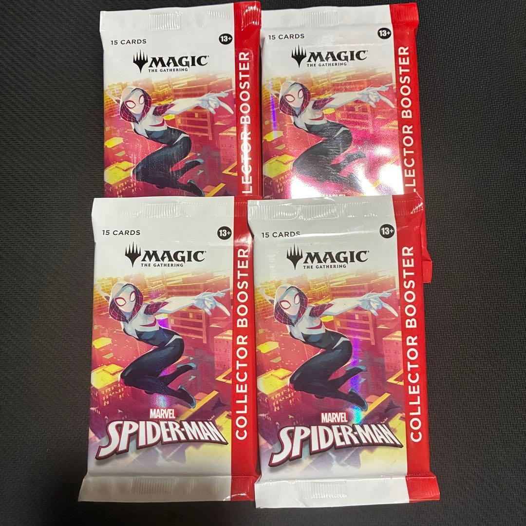 MTG スパイダーマン コレクターブースター 英語 4パック