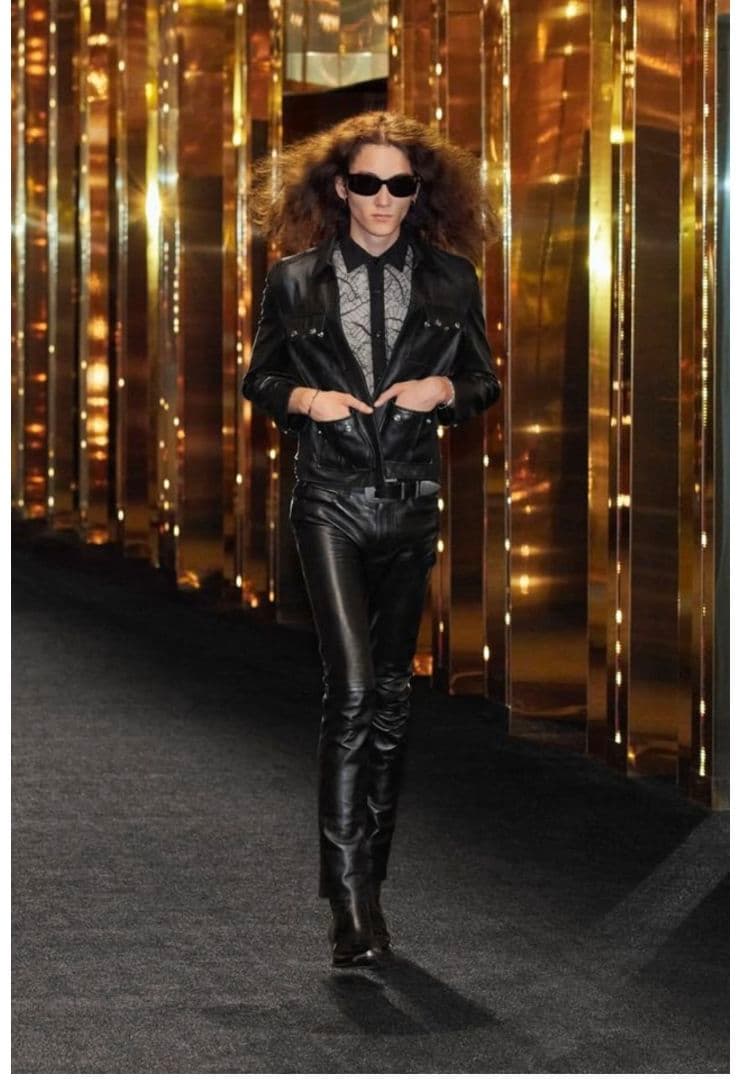 Celineセリーヌ24ss 4ポケットレザージャケット　４４