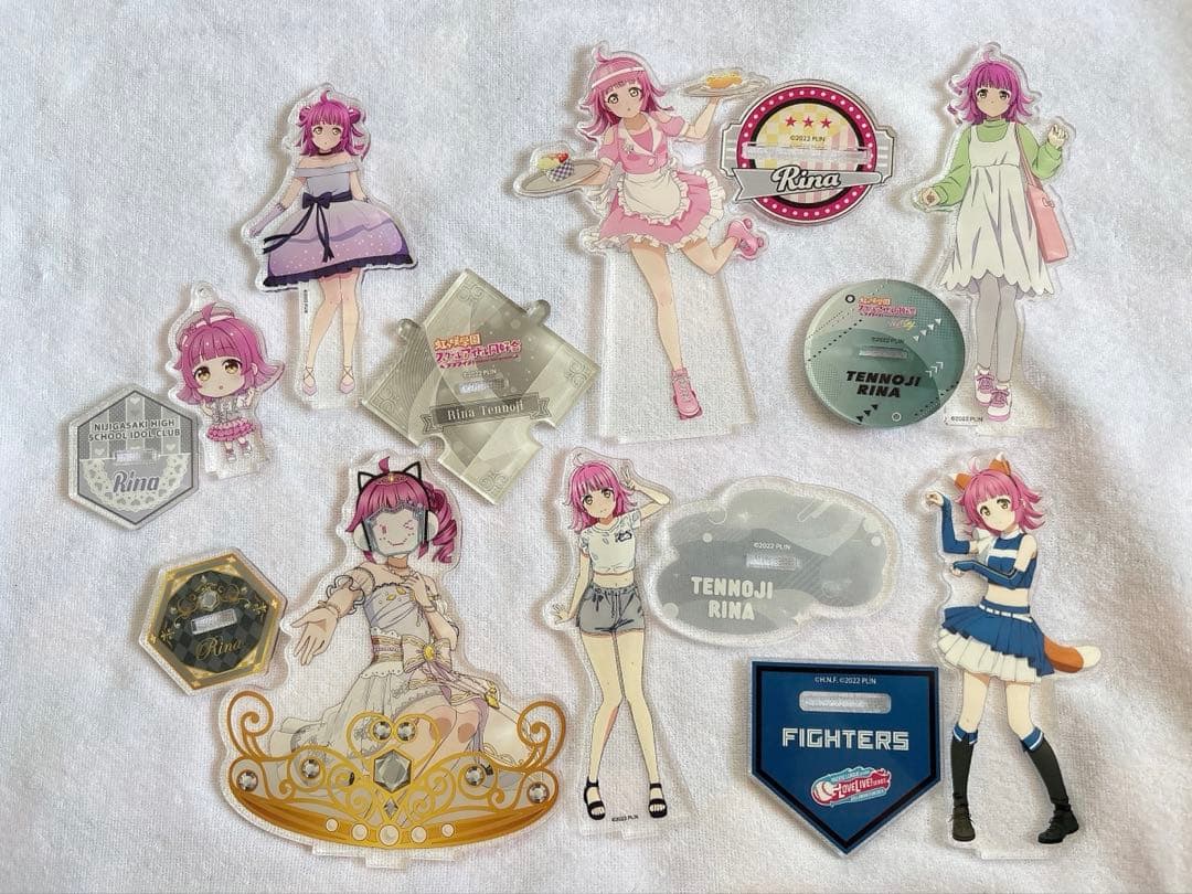 天王寺璃奈 アクリルスタンド 7個セット