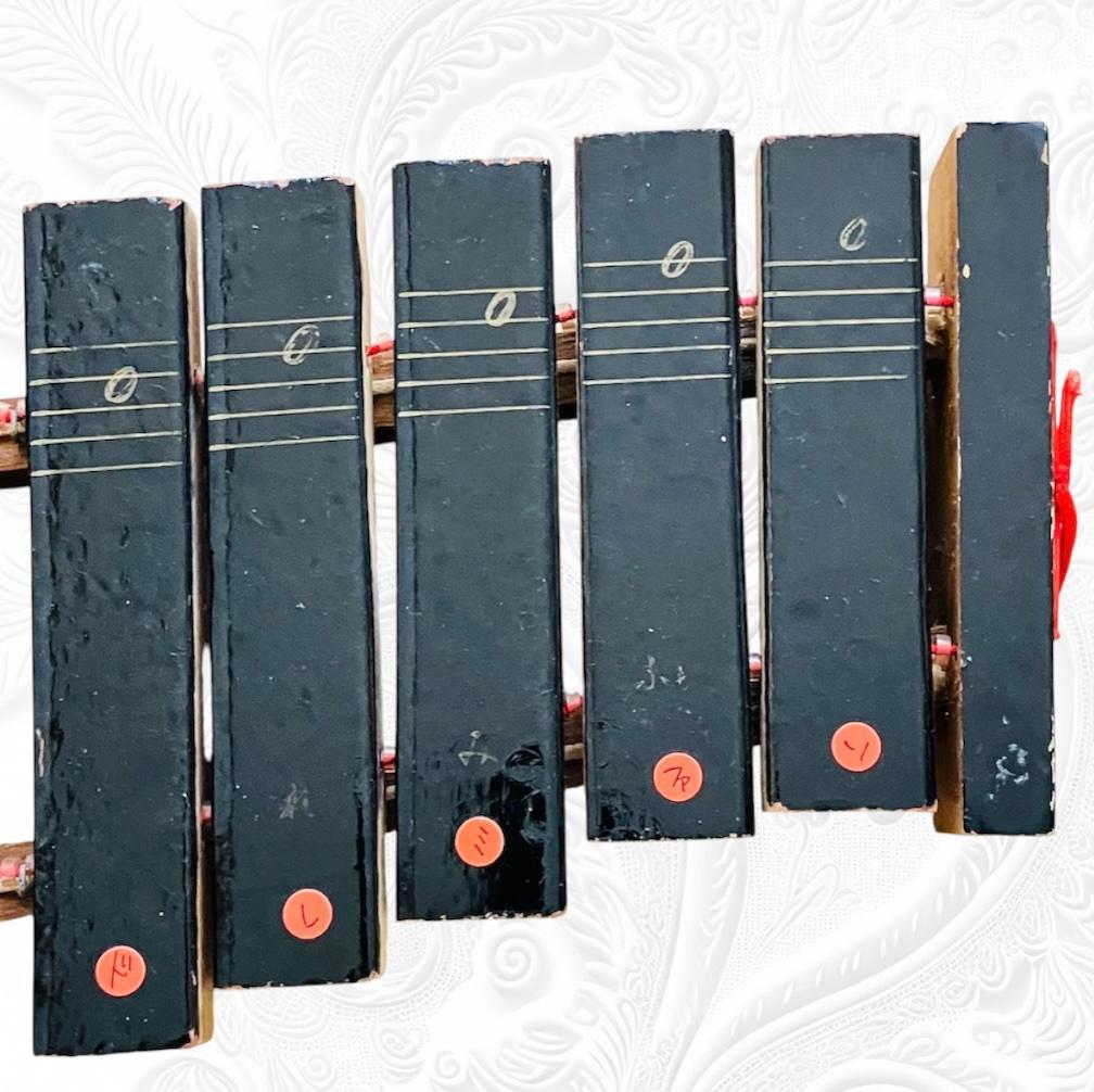 KAWAI シロフォン カリン 卓上木琴 30音