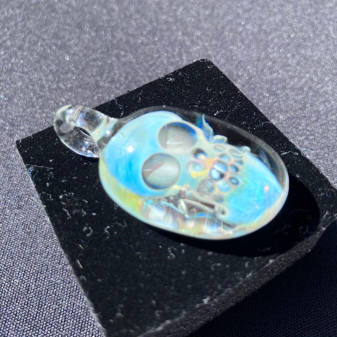 XODAS ペンダント ボロシリケイトガラス Bob Skull Proto