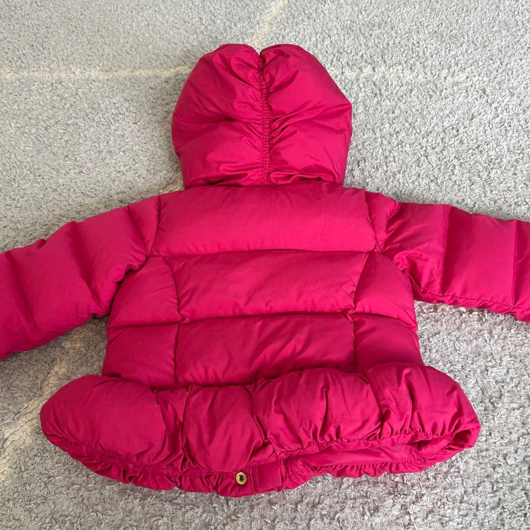 Ralph Lauren フード付きダウンコート 9M ピンク