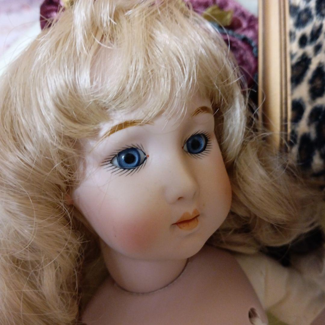 H67【ジュモー】ビスクドール　年代物　アンティックドール