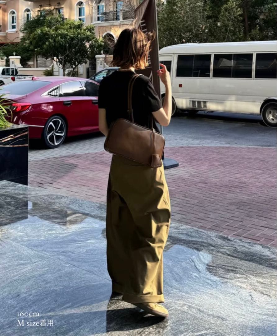 未使用 FASHIRU wide chino slacks Mサイズ