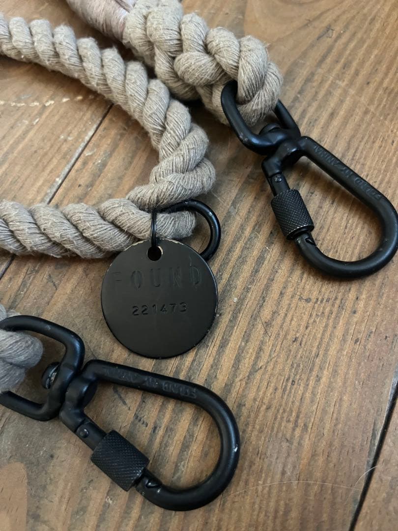 ◆FOUND MY ANIMAL 犬用ハーネス ロープリード 首輪 セットL