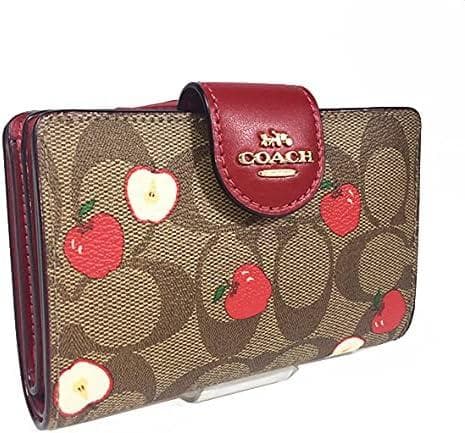 COACH 二つ折り財布/アップル.ミディアム コーナー ジップ ウォレット