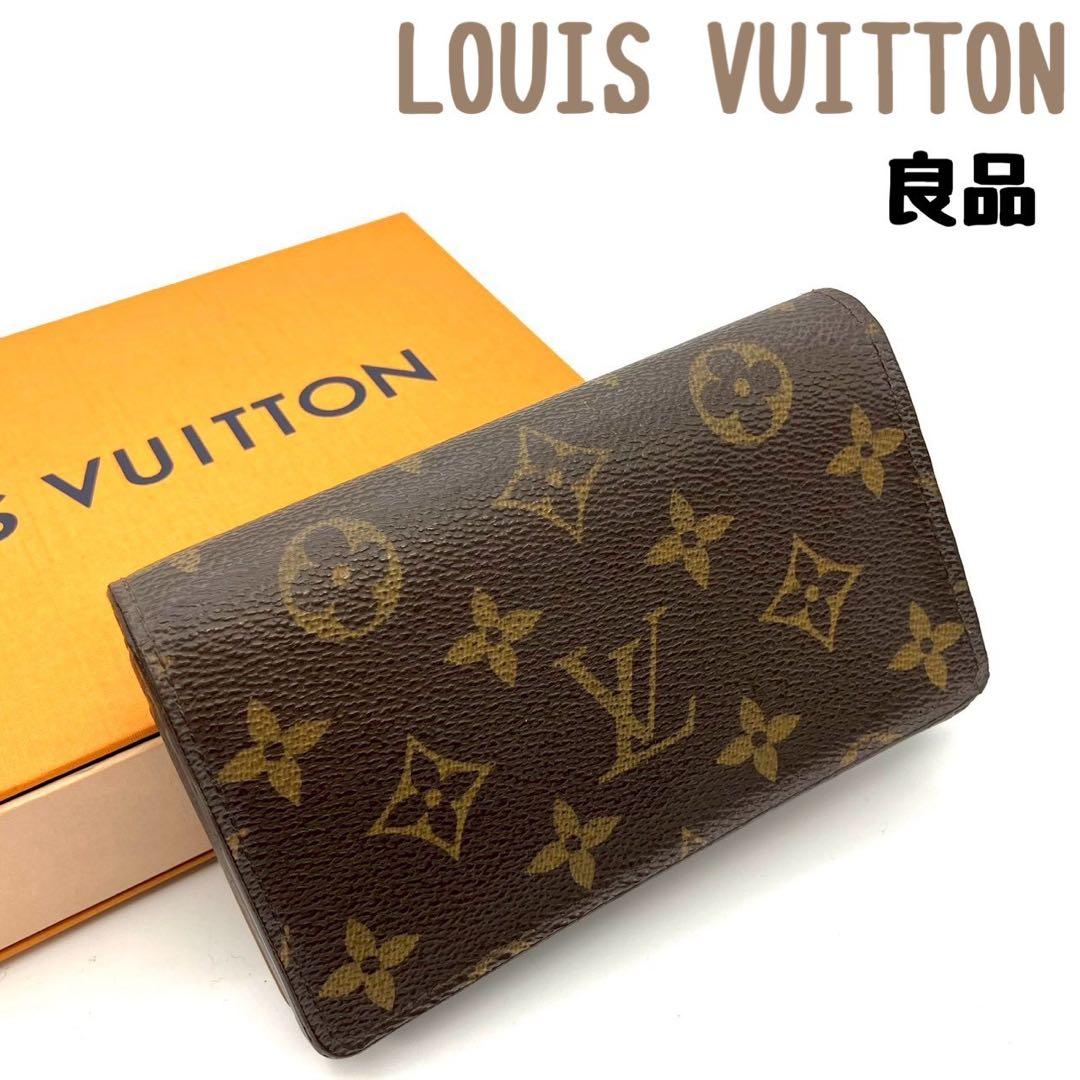 正規品 ルイヴィトン 新型 トレゾール 二つ折り財布 モノグラム