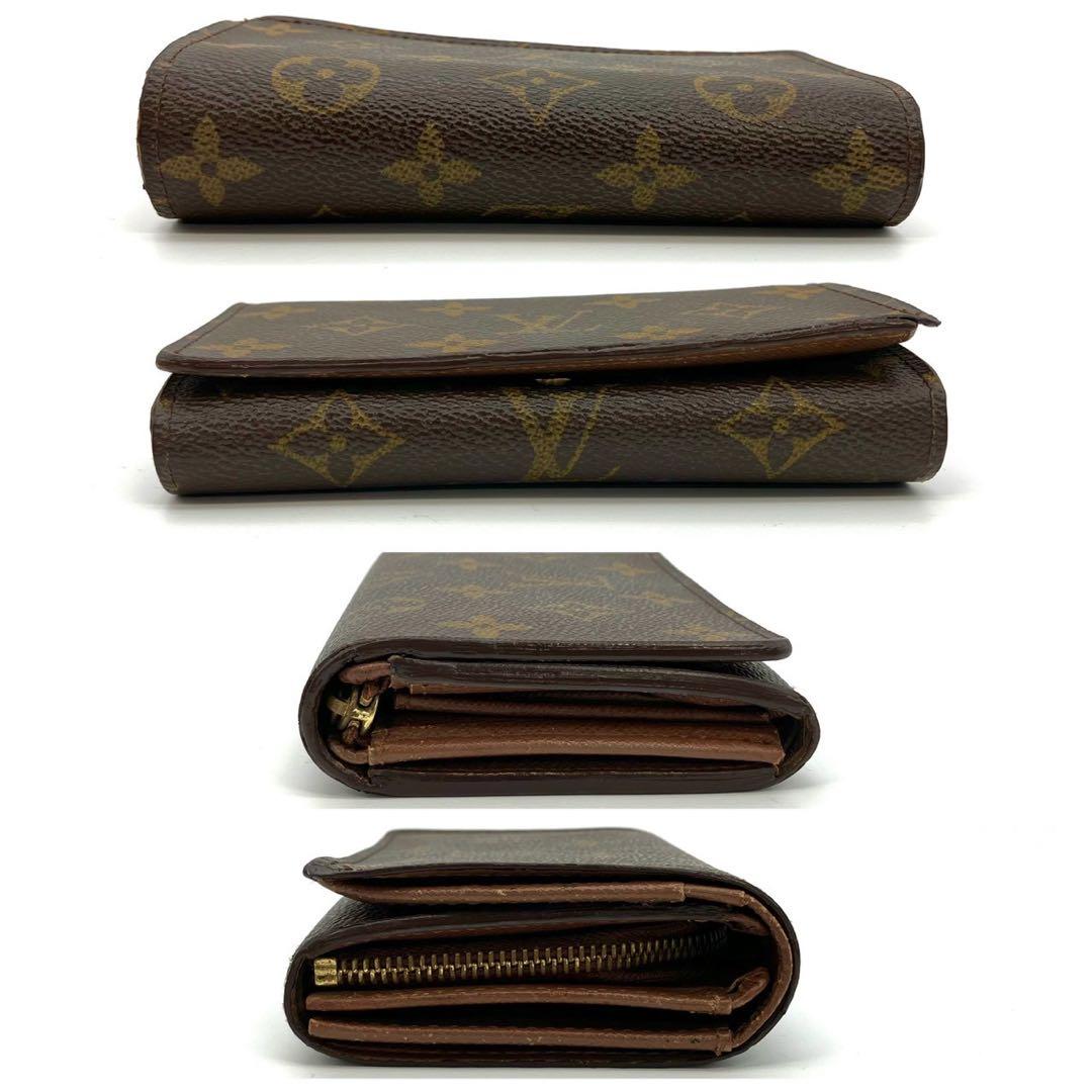 正規品 ルイヴィトン 新型 トレゾール 二つ折り財布 モノグラム