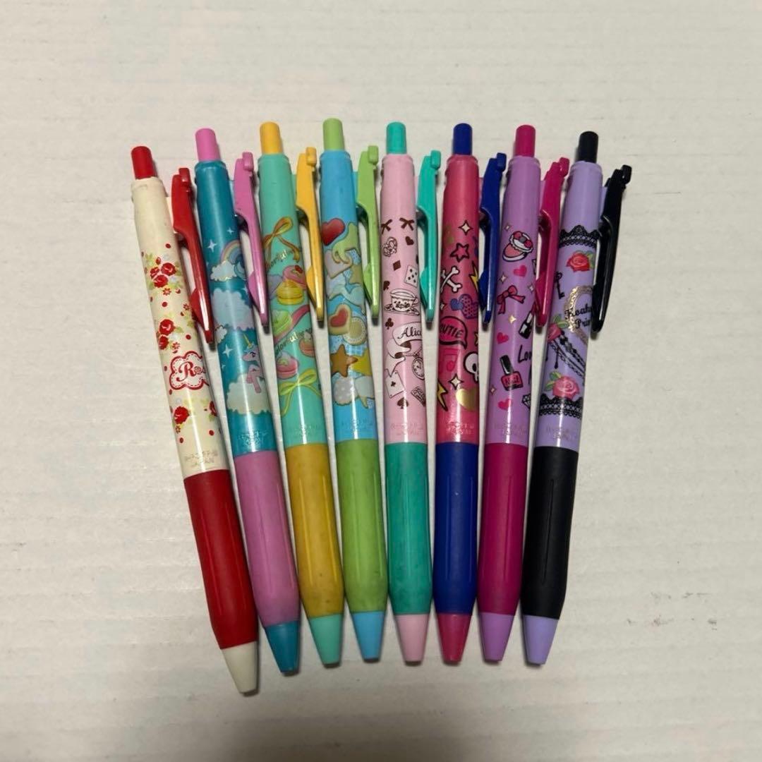 ZEBRA SARASA CLIP ボールペン ピチレモン 8色セット 平成女児