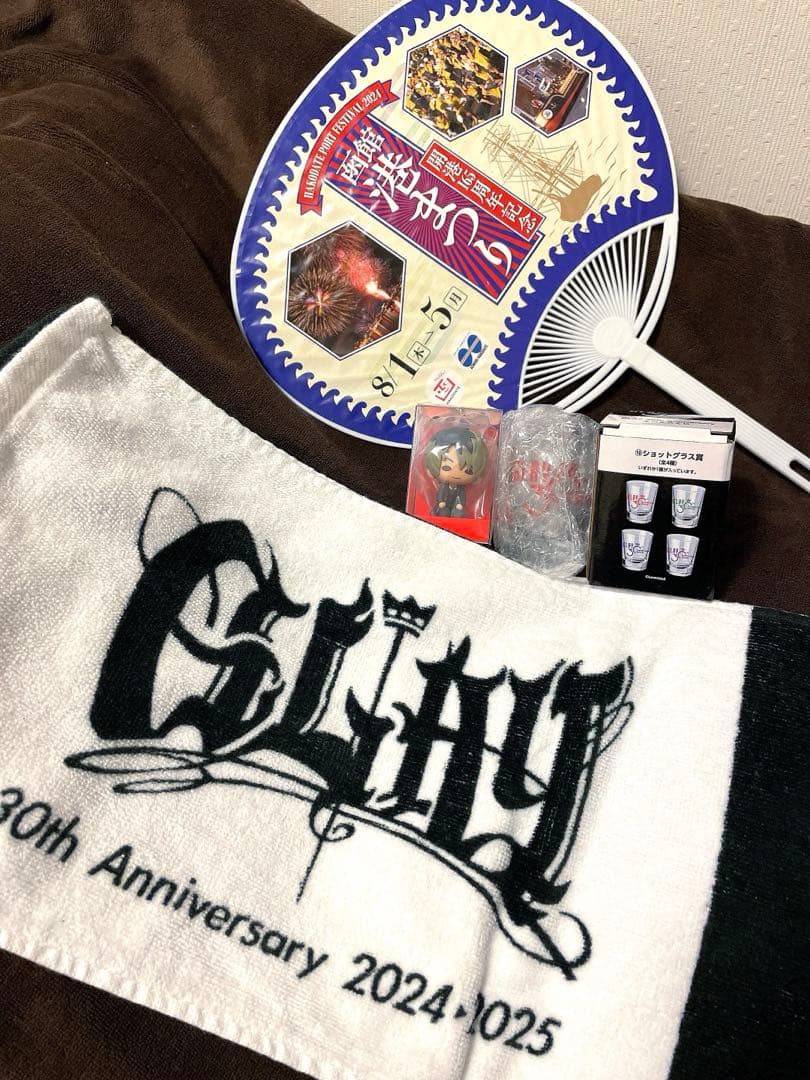 GLAY 30周年 一番くじ すわりんこ限定 非売品 マフラータオル　おまけあり