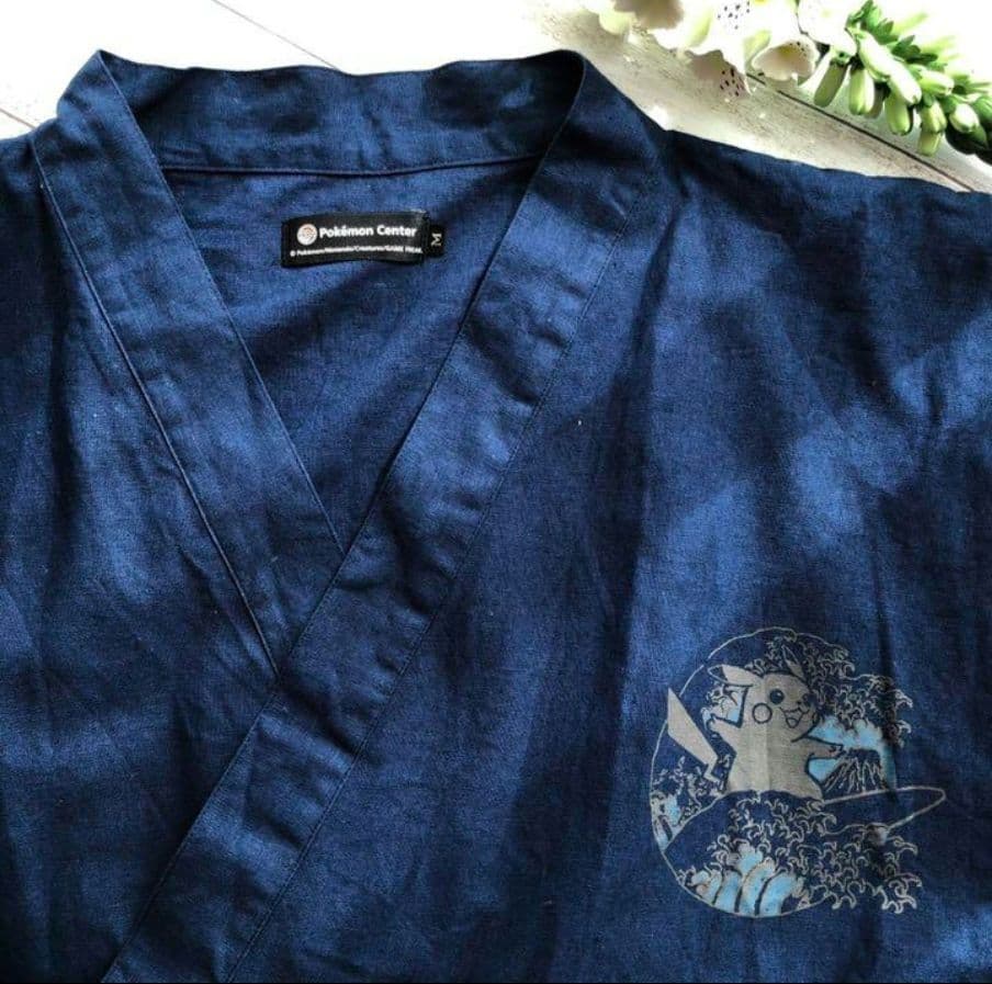 【希少セット売り】ポケモン 浮世絵 しろがね山　甚平　手ぬぐいセット