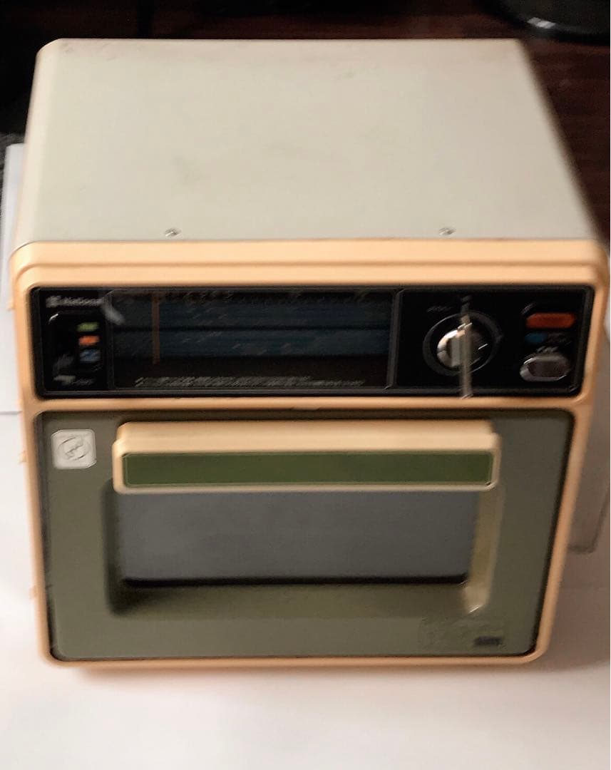 80年代　ナショナル電子レンジ初代　ヴィンテージ