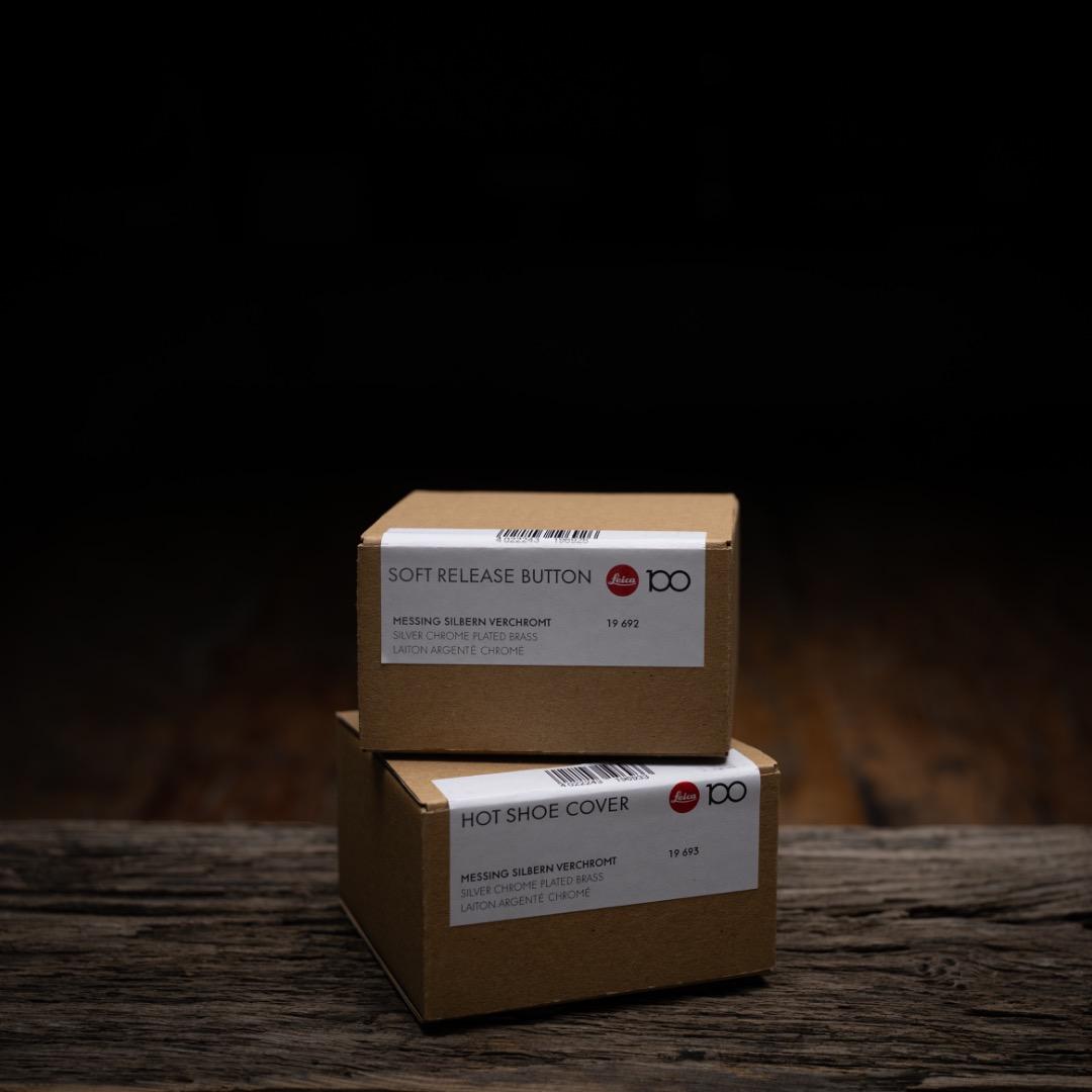 新品 Leica ライカ100周年限定 ホットシューカバー＆リレーズボタンセット