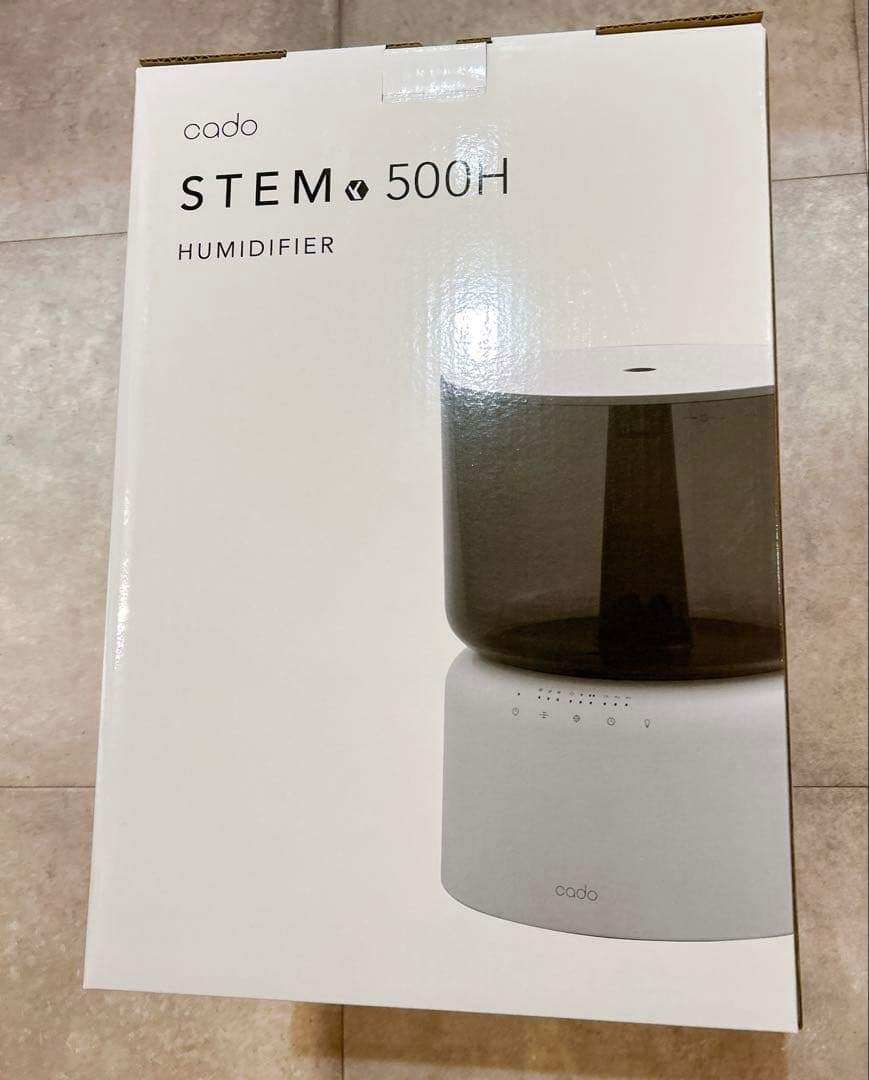 【新品】限定色ブラック cado オートクリーン加湿器 STEM 500H