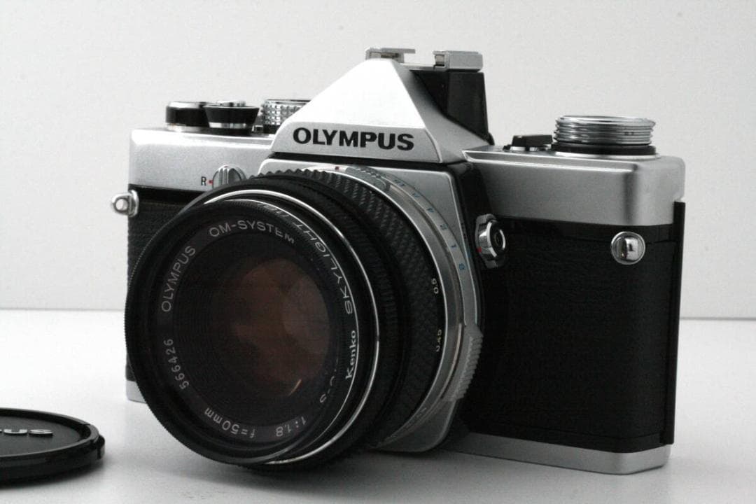 OLYMPUS OM-1 オリンパスフィルムカメラ 50mm F 1.8シルバー