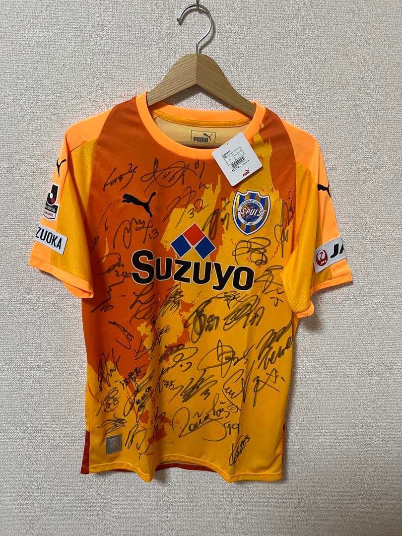 【清水エスパルス全選手サイン入り】サッカーユニフォーム