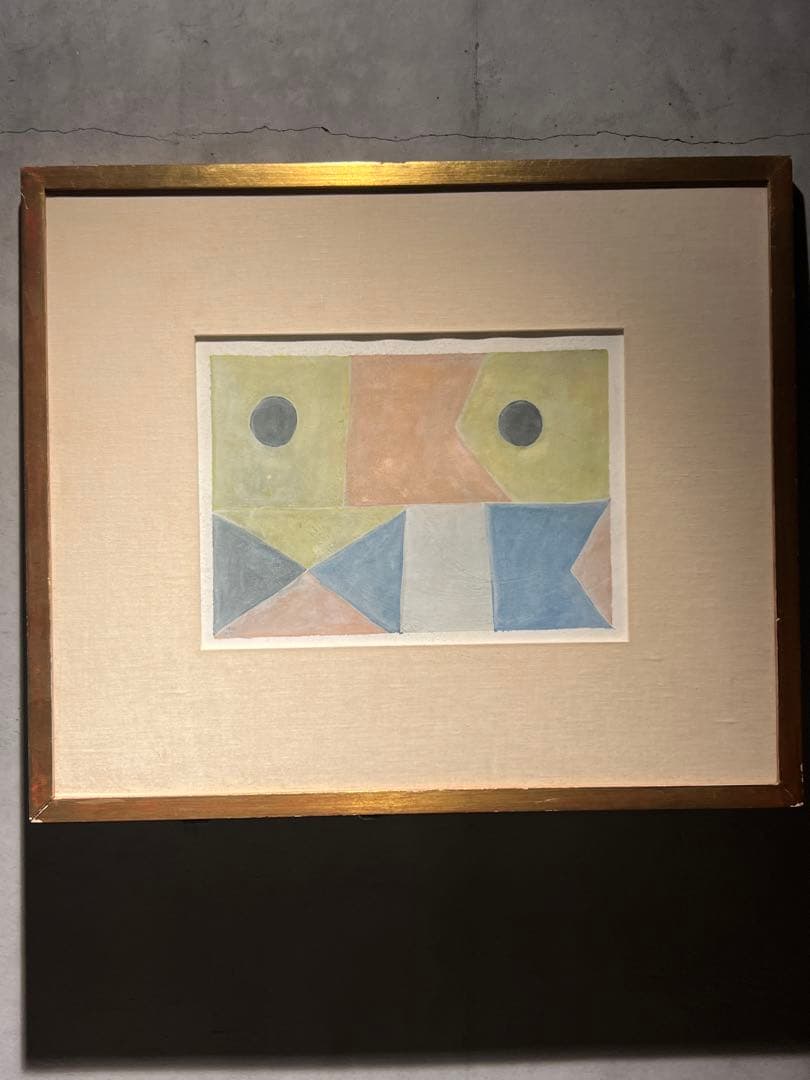 現代アート1989年　抽象画　サインあり