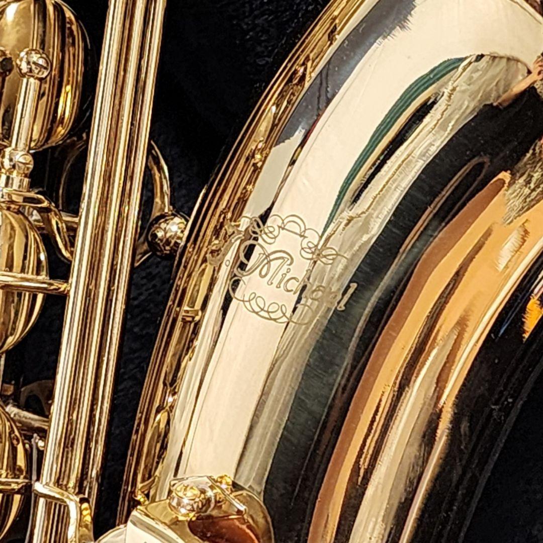 J.Michael マイケル テナー サックス 管楽器 彫刻 ハードケース付