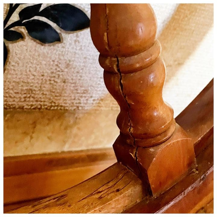 アンティーク  木製ラット  舵輪  舵