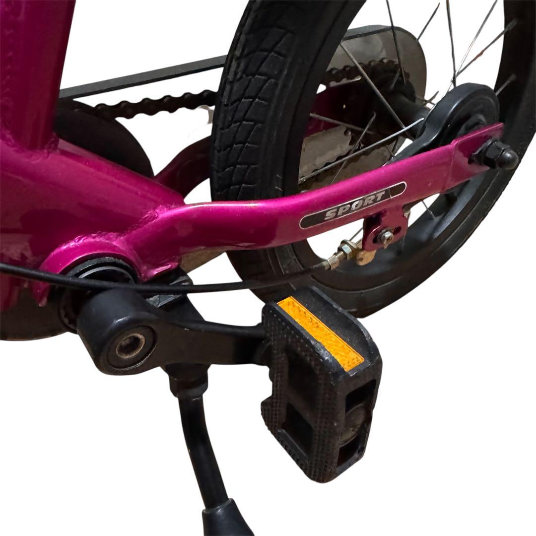 【美品】STRIDER ストライダーSPORT 14x 自転車 フューシャピンク