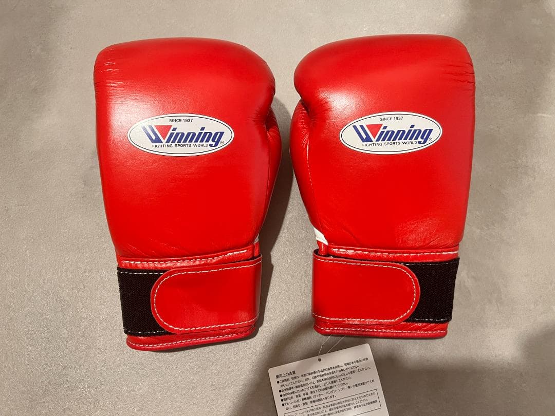 Winning ボクシンググローブ 10 oz レッド MS-300B