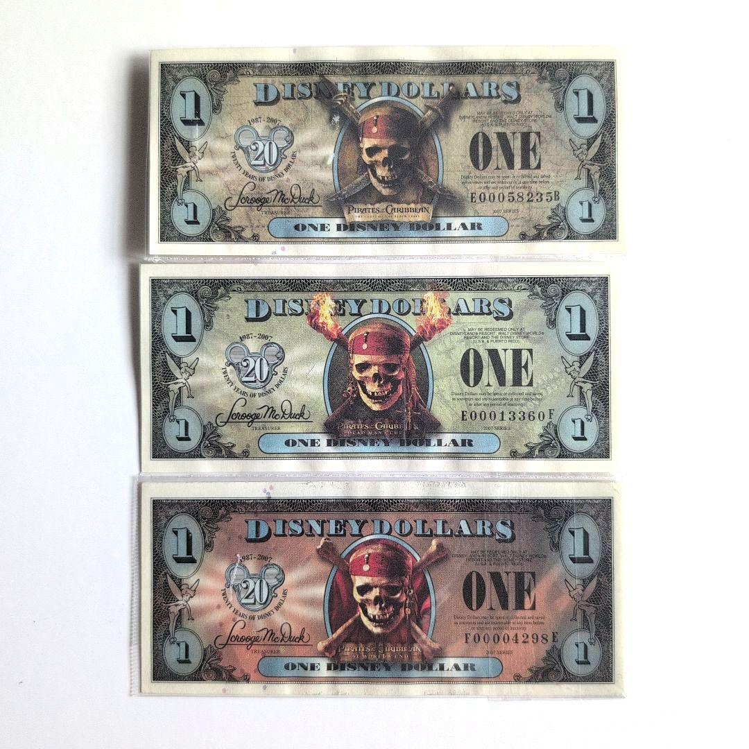 ディズニーダラー パイレーツ・オブ・ カリビアン 3部作3種組 2007年