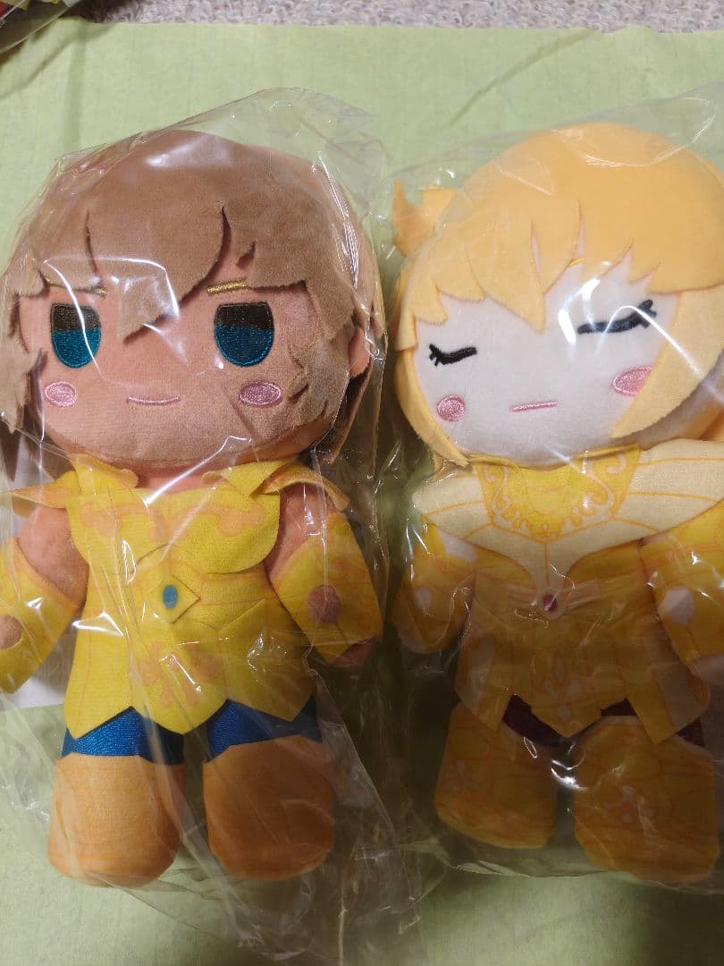 フォルメイツ あくちょんぬいぐるみ黄金 聖闘士のアイオリアとシャカ 2人セット