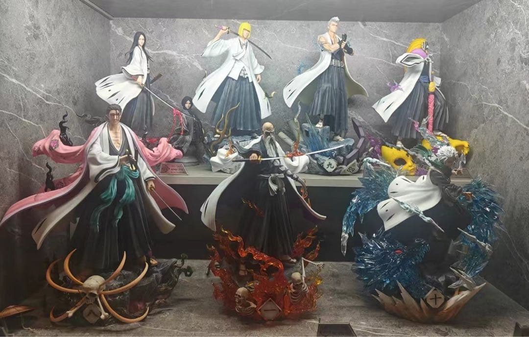 BLEACH 六車拳西 ガレージキット ガレキ スタチュー①①