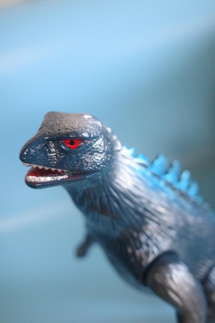 ゴジラ 水中形態 マルサン ソフビ　美品　1989年製