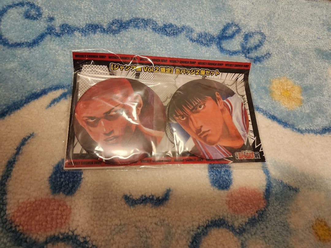 スラムダンク ジャンプ展 限定 缶バッジ 2個 セット