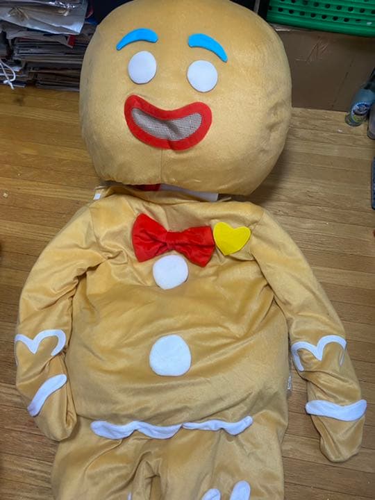 ジンジャーブレッドマン　クッキーマン　コスチューム　クリスマス