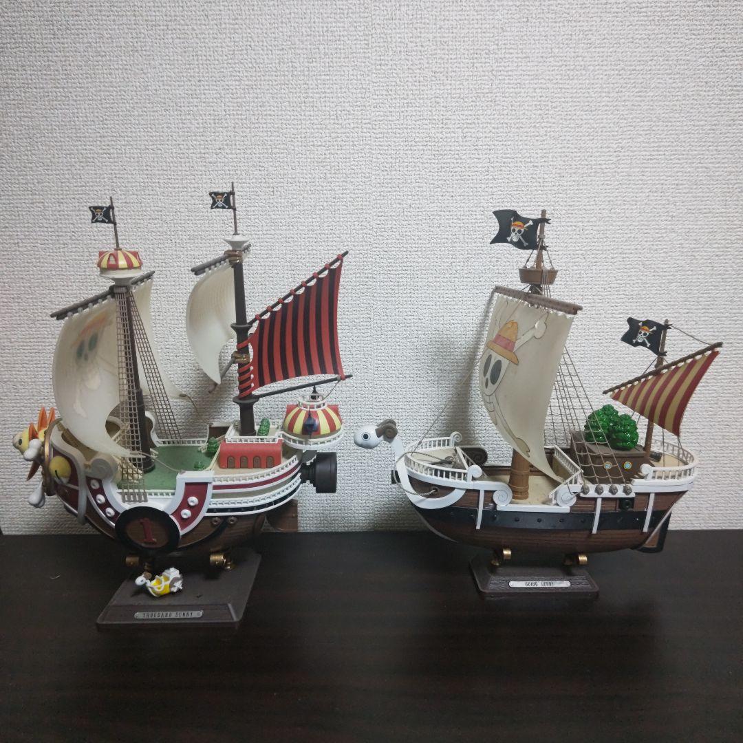 ワンピース ゴーイングメリー号＆サウザンドサニー号プラモデルセット