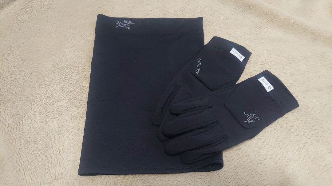 ARC'TERYX アークテリクス ネックウォーマー グローブ ２点