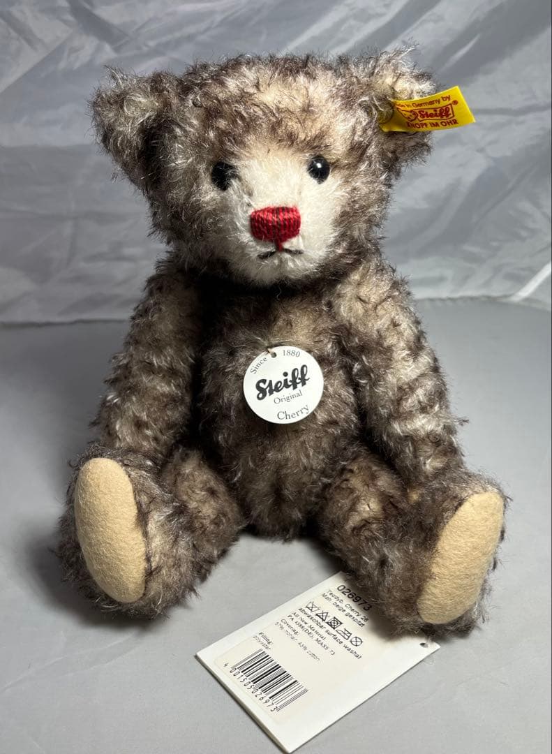 激レア　steiff シュタイフ　チェリー　テディベア　026973