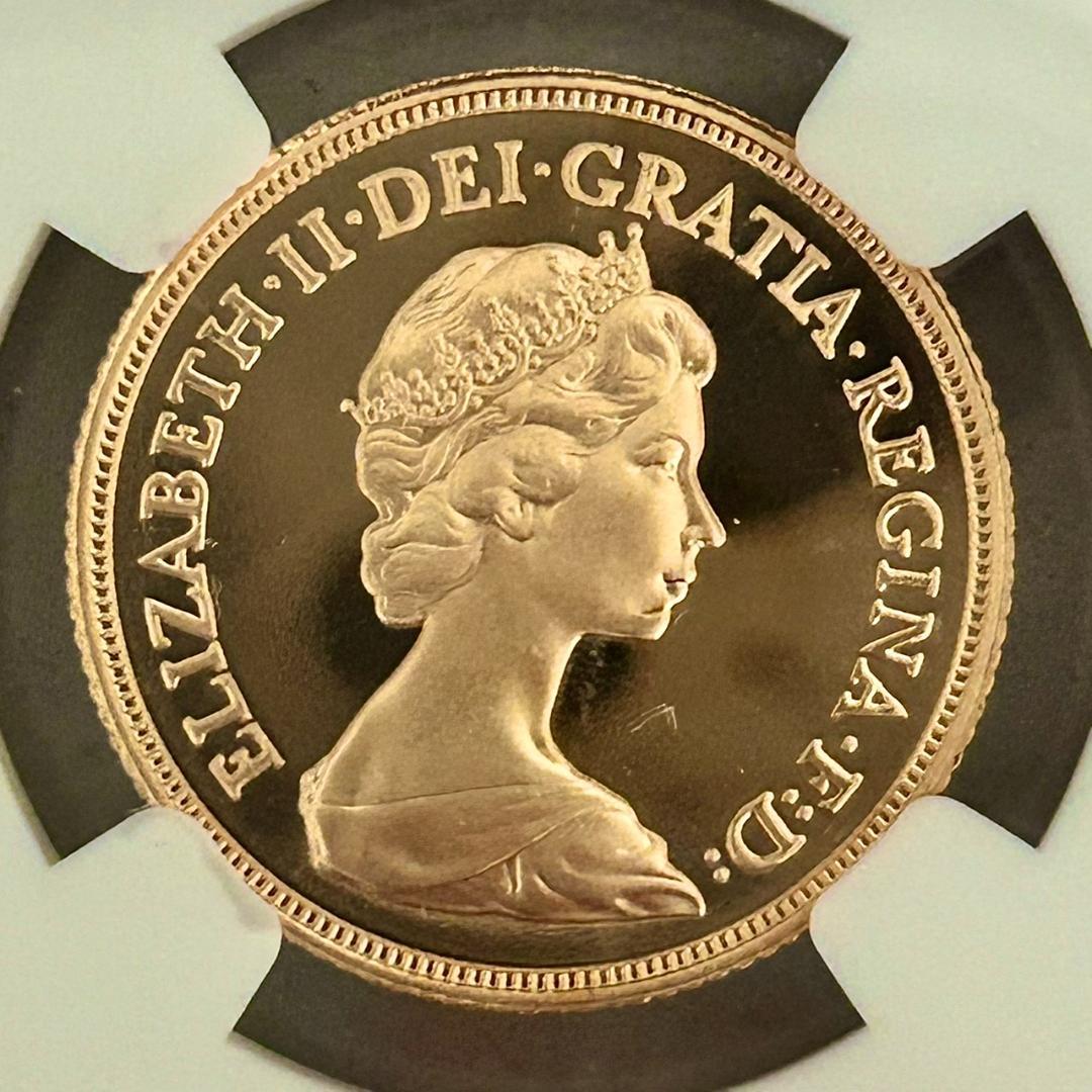 ★★★yokopea★★★　1983年イギリス1ソブリン金貨★PF69UC