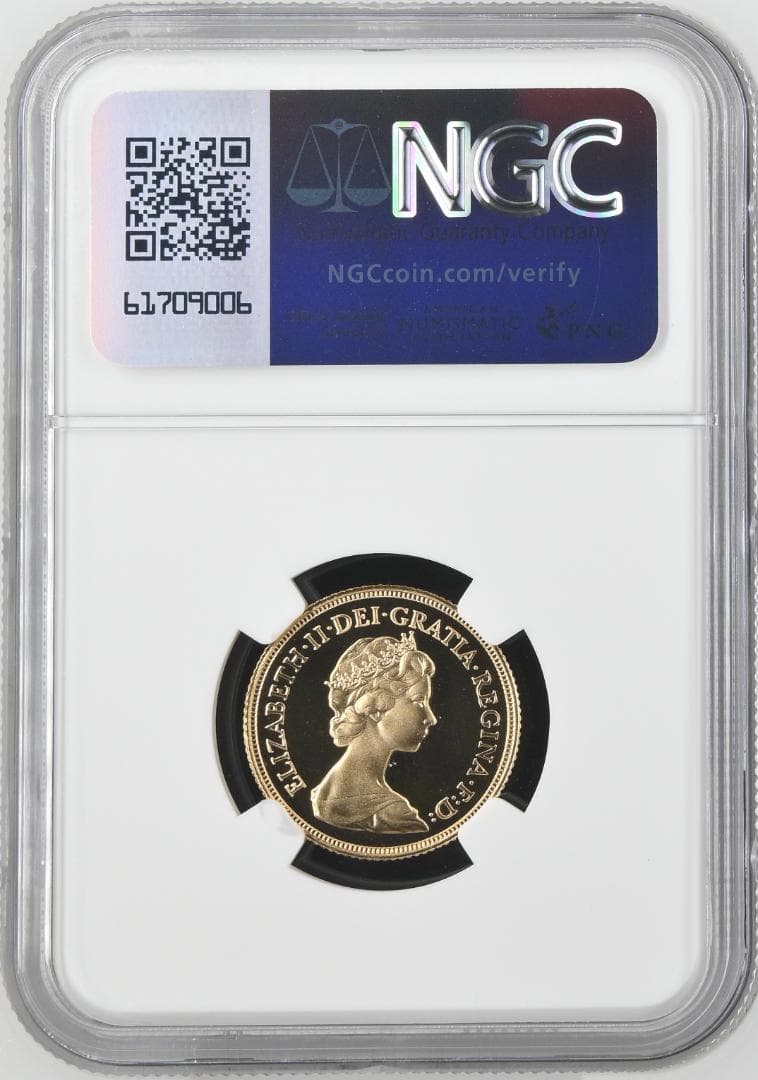 ★★★yokopea★★★　1983年イギリス1ソブリン金貨★PF69UC