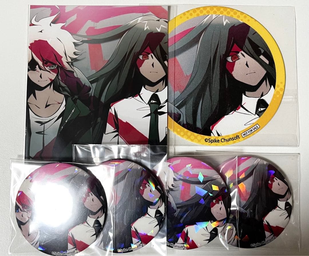 ダンガンロンパ　缶バッジ　狛枝　カムクラ