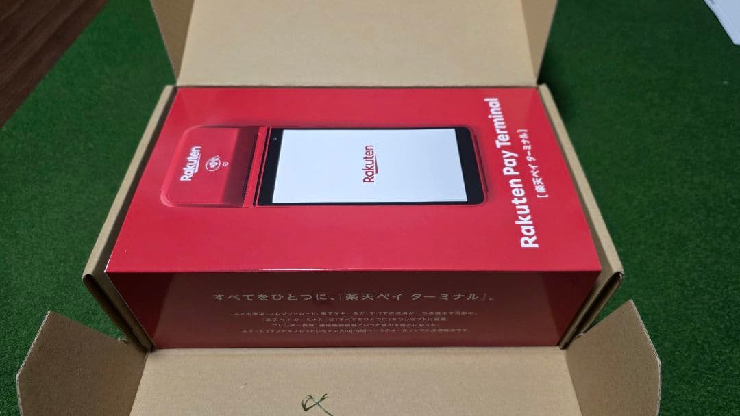 楽天ターミナル【新品未使用品】楽天ペイ　ブラック　プリンター一体型