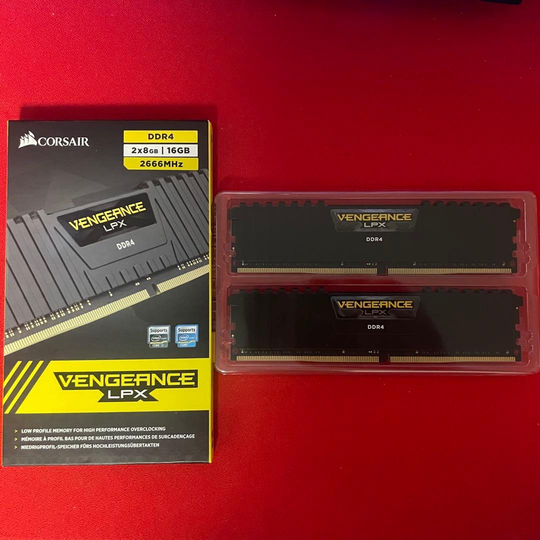 CORSAIR VENGEANCE LPX DDR4 16GB (8GB×2)