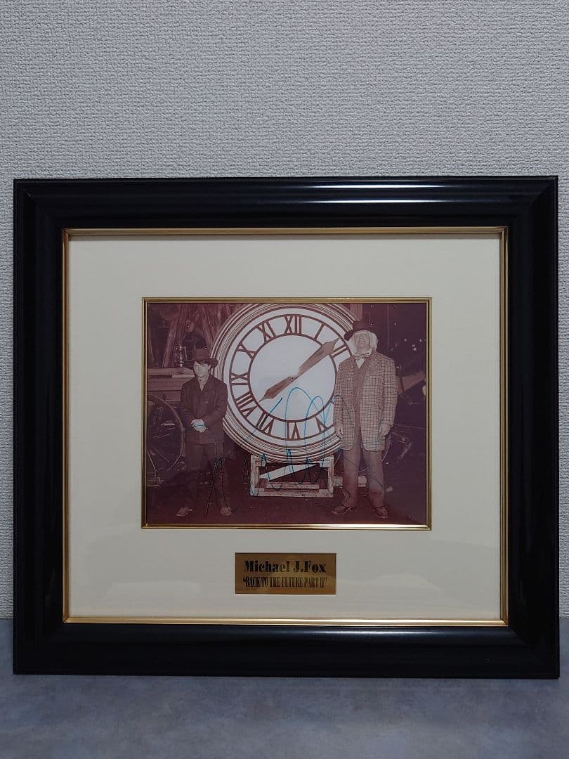 バック・トゥ・ザ・フューチャー マイケル・J・フォックス サイン